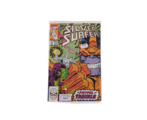 MARVEL THE SILVER SURFER #44 COMIC,first appearance of The Infinity Gauntlet