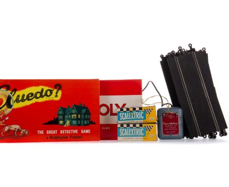 SCALEXTRIC GROUP,comprising two boxed C/55 Vanwall cars, two further loose cars, a controller and assorted track, along with 