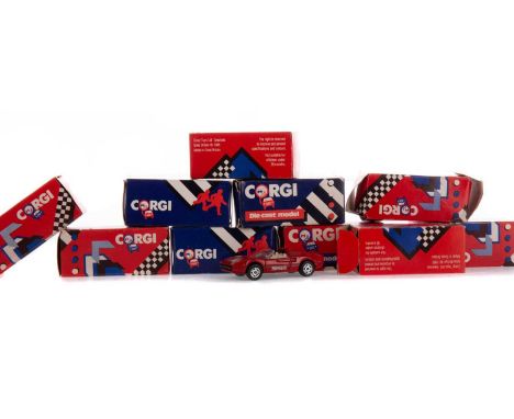 TWENTY-THREE MINIATURE CORGI MODEL VEHICLES,including Volvo, Renault and Ford, all boxed