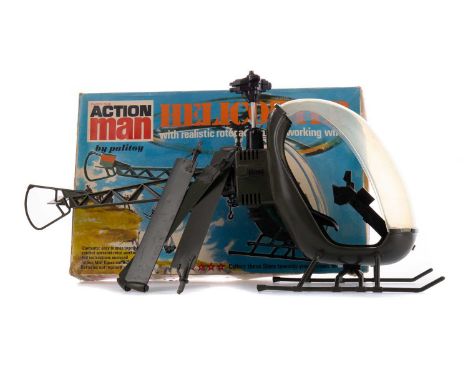 ACTION MAN HELICOPTER,by Palitoy, boxed