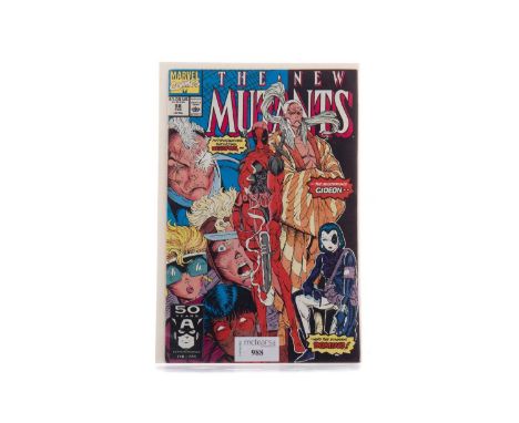MARVEL THE NEW MUTANTS 98 DEADPOOL FIRST APPEARANCE COMIC