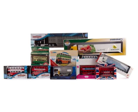 COLLECTION OF DIE-CAST MODELS,including Cararama, Corgi, these boxed, and further loose haulage including Corgi and Oxford ex