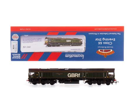 BACHMANN 32-9883 NRM 66779 'EVENING STAR' GBRF LOCOMOTIVE,with certificate no. 60 and box