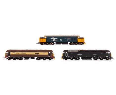 TWO BACHMANN DIESEL LOCOMOTIVES,comprising 57603 GWR 'Tintagel Castle' and 37408 BR 'Loch Rannach', also a Bachmann chassis w