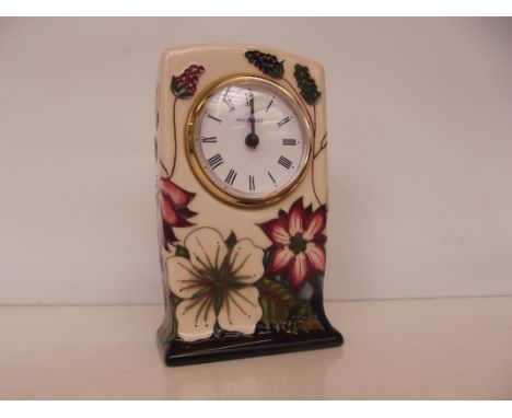Moorcroft Bramley Revisited clock height 16cm