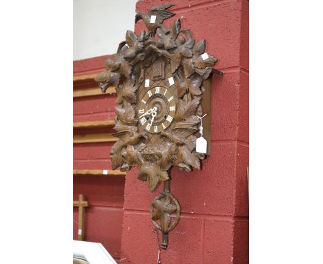 A Black Forest style cuckoo clock.