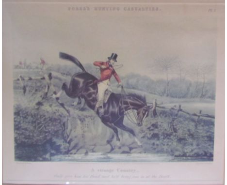 After Henry AlkenFores's Hunting CasualtiesA set of four hunting prints together with other hunting prints etc