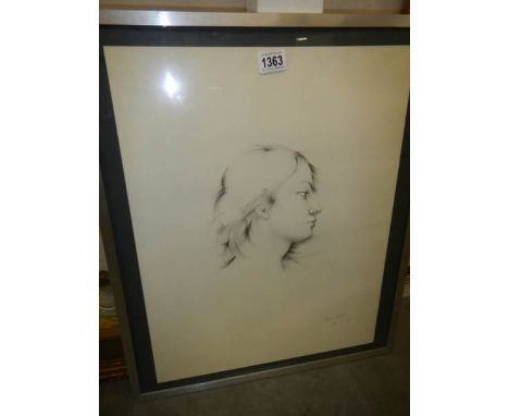 A framed and glazed limited edition print entitled 'Constanza' by Mario Donizetti, 88/150.