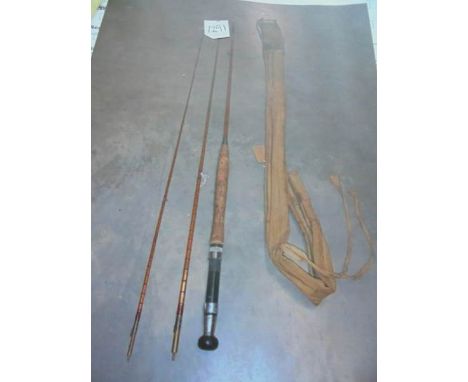 J R Gow The Tayside three piece cane rod.