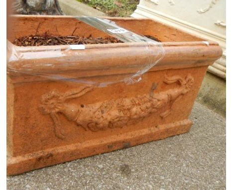 A small rectangular terracotta planter.&nbsp;&nbsp;COLLECT ONLY