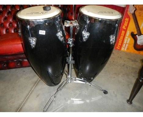 A pair of Bongo drums, COLLECT ONLY.