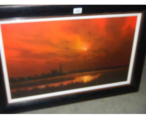 A framed and glazed print entitled 'The Moment of Wonder' by Laurence Coulson.