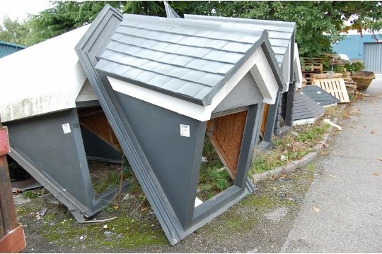 Grp Fibreglass Dormer W 1570 H 1940 D 2130 Window H 1050 W 920