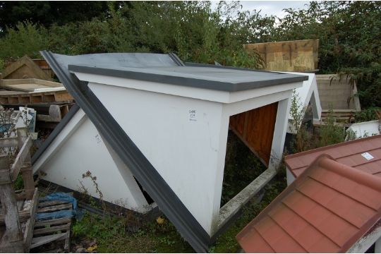 Grp Fibreglass Dormer W 2420 H 1550 D 2320 Window H 1060 W 1800