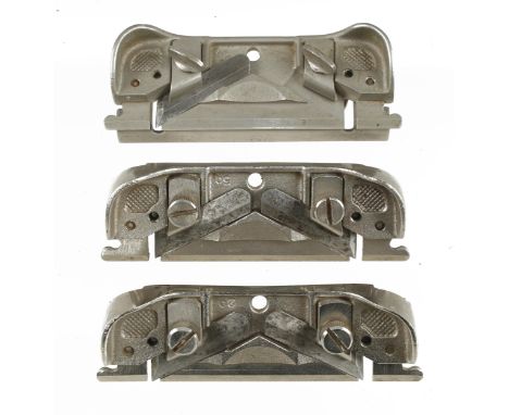 Three English STANLEY No 79 L &amp; R rebate planes G++ 
