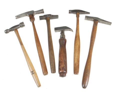 Six clock and other small hammers G 