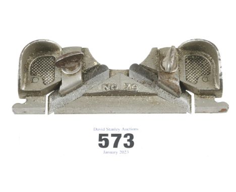 STANLEY No 79 L &amp; R rebate plane with orig SW irons G+ 