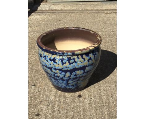 Glazed Planter - 32cm H 