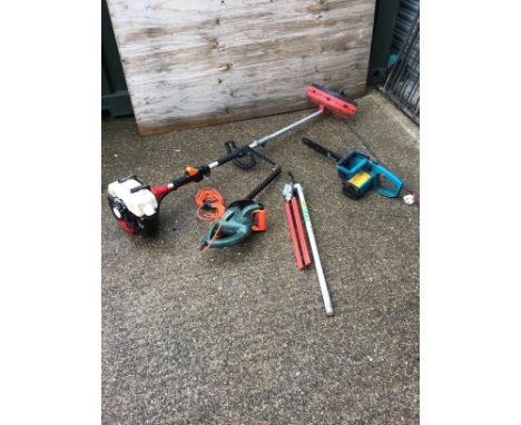 McCulloch Petrol Strimmer, Electric Hedge Trimmer, Chainsaw and Strimmer Attachments 