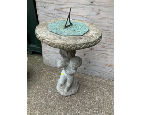 Concrete Sundial 