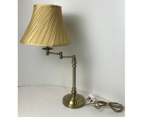 Brass Reading Light with Shade 