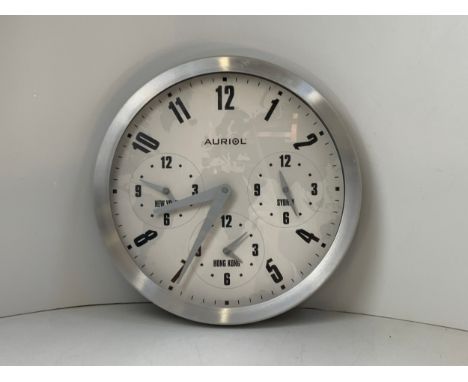 Auriol World Time Clock 