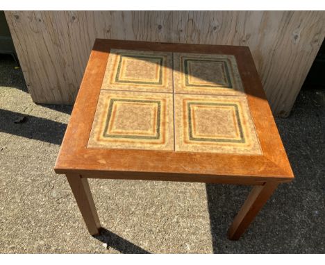 Tile Topped Table 