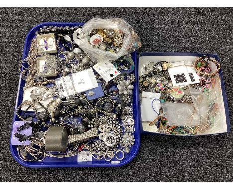 An Assortment of Modern Costume Jewellery, to include diamanté collarette necklace, cuff bangle, beaded necklace, assorted od