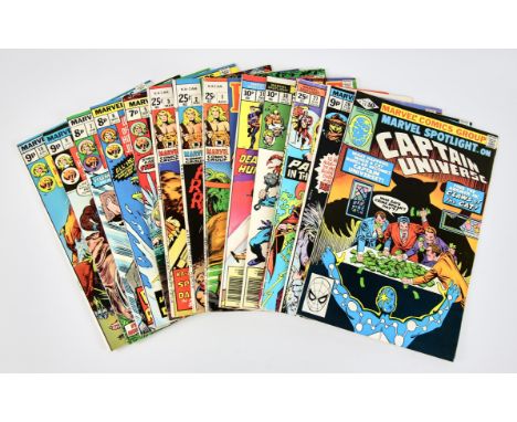 Marvel comics: a group of 51 issues featuring Ka-zar, Marvel Spotlight, Luke Cage, Sub-Mariner and others (Marvel Comics, 197