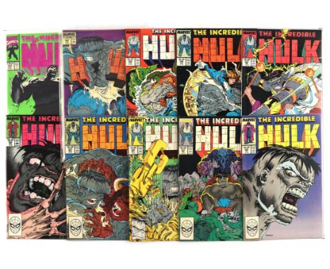 The Incredible Hulk: a group of 48 issues featuring Todd McFarlane issues (Marvel Comics, 1968 onwards).This lot features:The