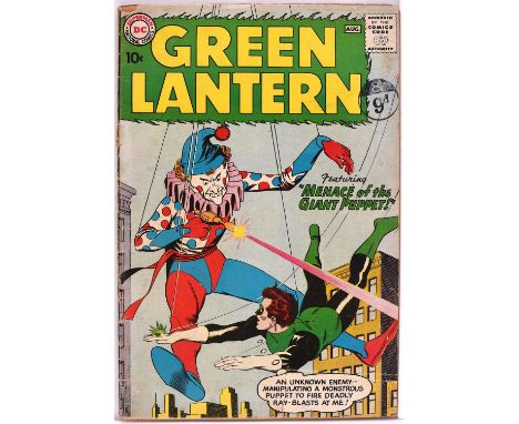 Green Lantern No 1: featuring the 1st appearance of the Guardians of the Universe (DC Comics, 1960).Key DC first issue. Origi