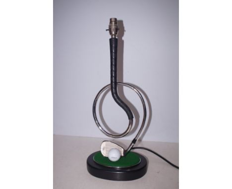 Lamp made out of a golf club 