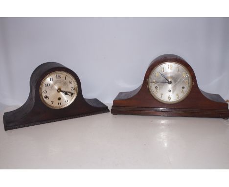 Napoleon hat mantle clock &amp; 1 other, recommended for spares or repairs 