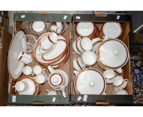 A very comprehensive Royal Albert Holyrood dinner, tea and coffee service (4 boxes)