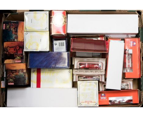 Five boxes of assorted boxed and unboxed diecast vehicles to include Matchbox Fire Engine Series and others various (5) 