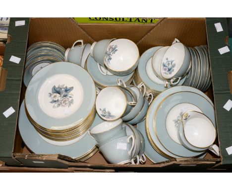 A Royal Worcester tea and dinner service Woodland pattern