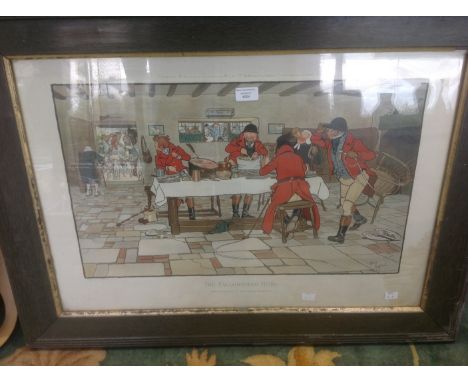 Hunting interest: Framed Print "The Fallowfield Hunt" 