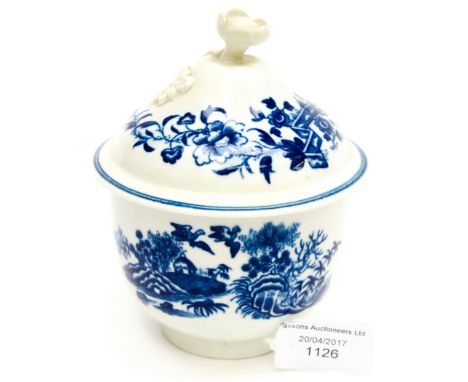 Worcester porcelain bowl and cover