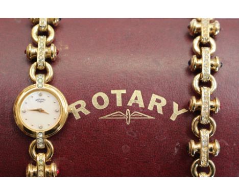 Rotary, boxed ladies watch and bracelet with original paperwork 