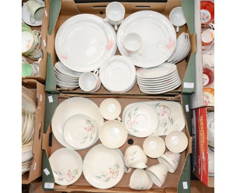 A collection of ceramics comprising a J and G Meakin teaset, with a German tea and dinner set 