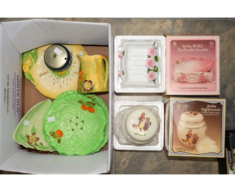 Ceramics to include Wedgwood, Yardley, Carltonware, etc (one box) 