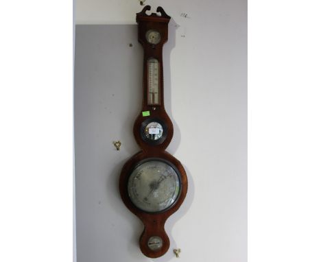 Late Georgian barometer P. Courti Snr Exeter