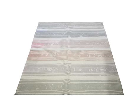 Contemporary Designers Guild carpet, Lavandou Pale Rose pattern, Indian made, 300cm x 118cm.Condition report:Stains to variou
