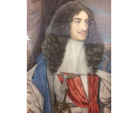 A gild framed Continental portrait, unsigned, on velvet mount
