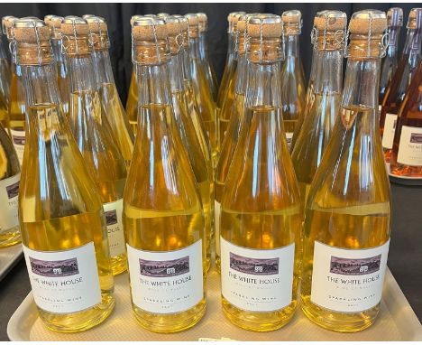 Welsh Wine, The award winning Whitehouse Heritage Vineyard, sparkling white wine, 2018, twelve bottles. 75cl. 11.5% by volume