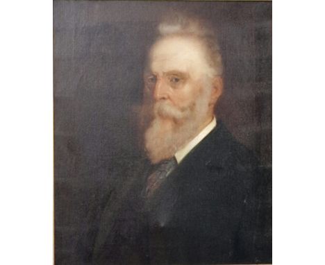 British school (Early 20th century), portrait of a bearded Edwardian gentleman, oils on canvas. 61x51cm approx. later frame. 