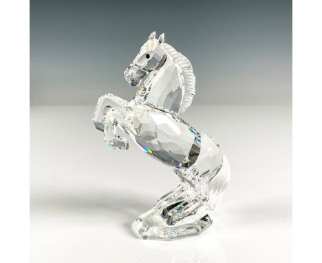 Part of the Horses on Parade series this strong characterization of a rearing horse is magnificent with black crystal eyes, f