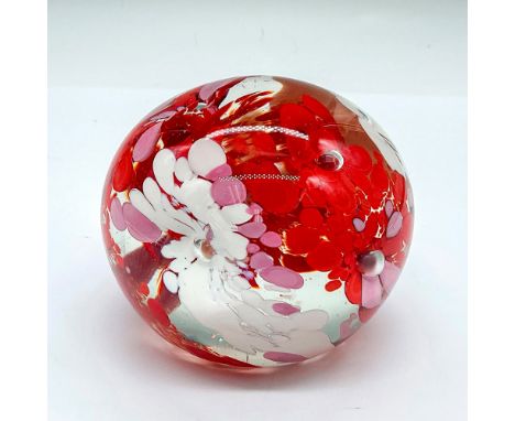Two Spherical Glass Ashtrays by Baccarat  -  Priced Individually