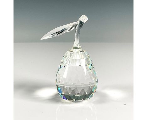 Multifaceted clear crystal. Swarovski etched backstamp. This item has its original box, 5"H x 6"dia. Issued: 20th centturyDim