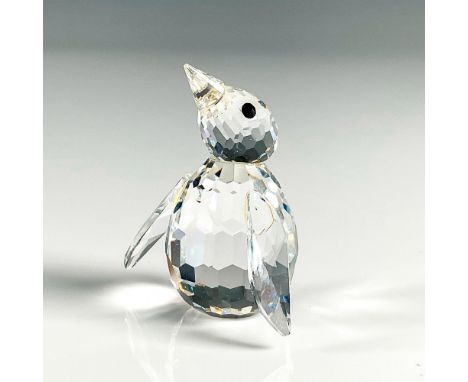 Multifaceted clear crystal with black eyes. This item has its original box 3"H x 2.5"dia. Issued: 20th centuryDimensions: 1.2